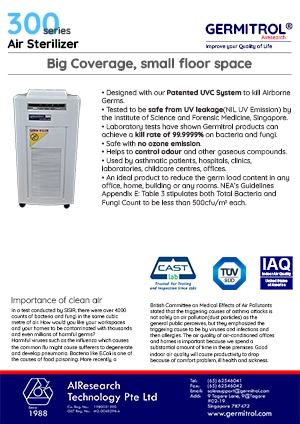 Germitrol 300 Brochure Front