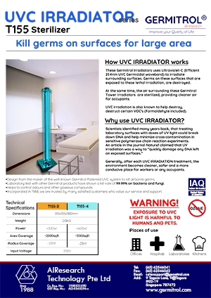 Germitrol Tower60 Surface Sterilizer
