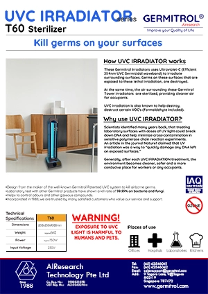 Germitrol Tower60 Surface Sterilizer